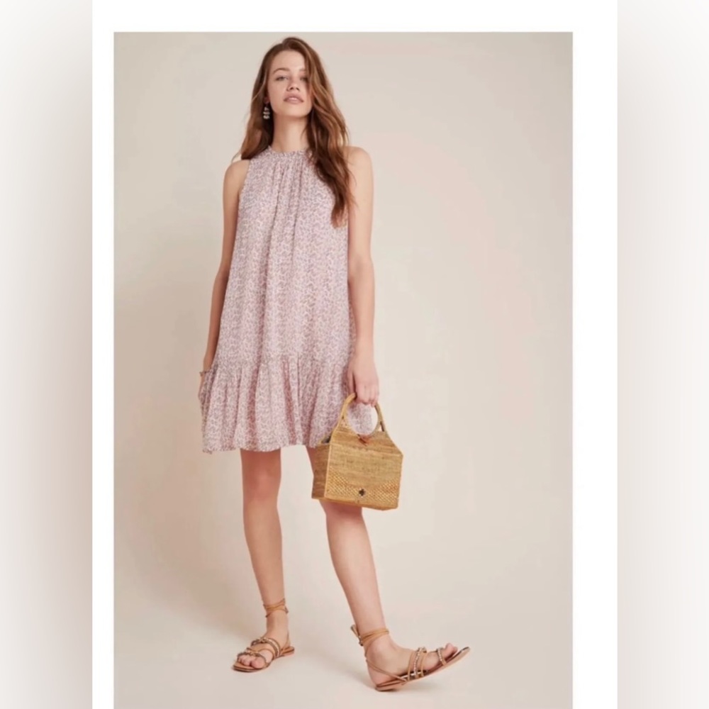 Anthropologie Natalie Flounced Tunic, Size XL